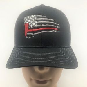 FIREMAN AX FLAG HAT